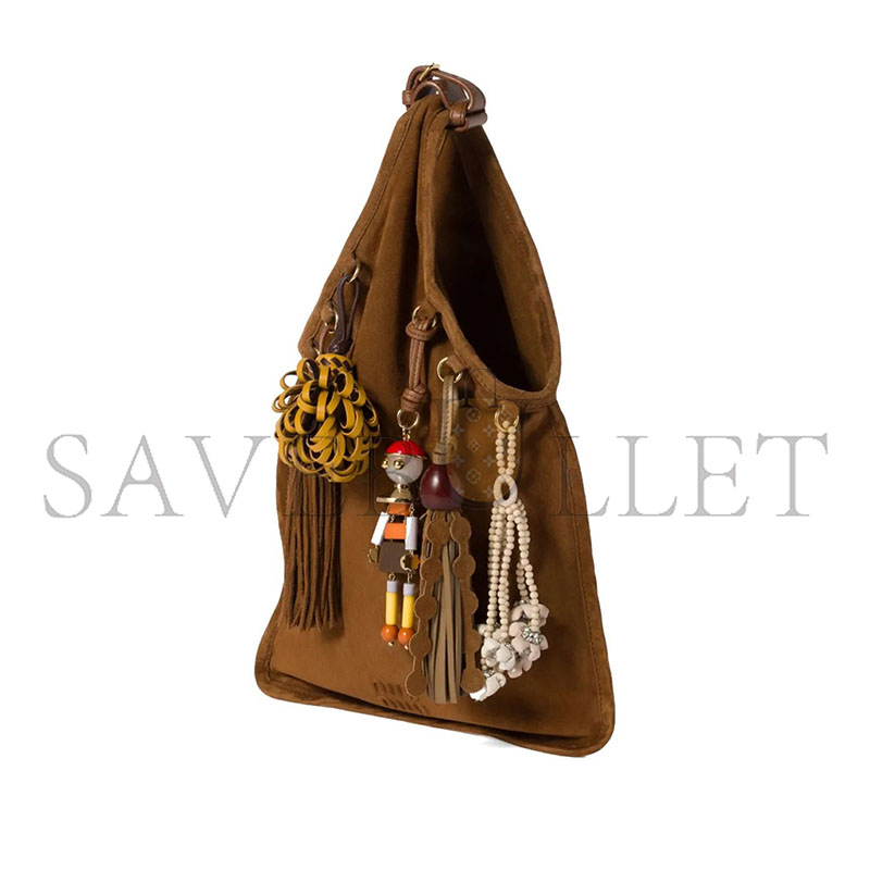 MIU MIU SUEDE BAG WITH TRICK 5BA295 (37*24cm) 